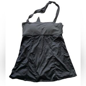 Jaclyn Smith, one piece swimsuit, halter with skirt, size 12